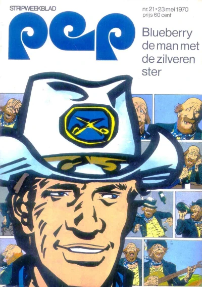 Cover of Blueberry de man met de zilveren ster