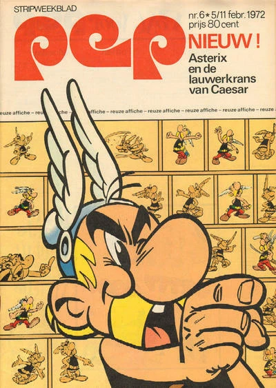 Cover of Asterix en de lauwerkrans van Caesar
