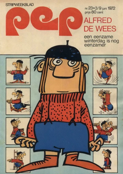 Cover of Alfred de Wees: Een eenzame winterdag is nog eenzamer