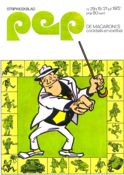 Cover of De Macaroni's: Cocktails en voetba