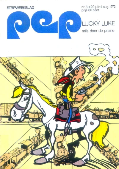 Cover of Lucky Luke Reis door de prairie