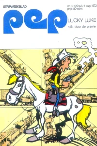 Lucky Luke Reis door de prairie