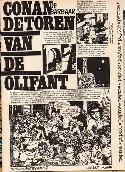 Cover of Conan de Barbaar De toren van de olifant