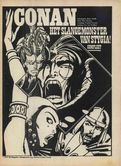 Cover of Conan Het slangemonster van Stygia!