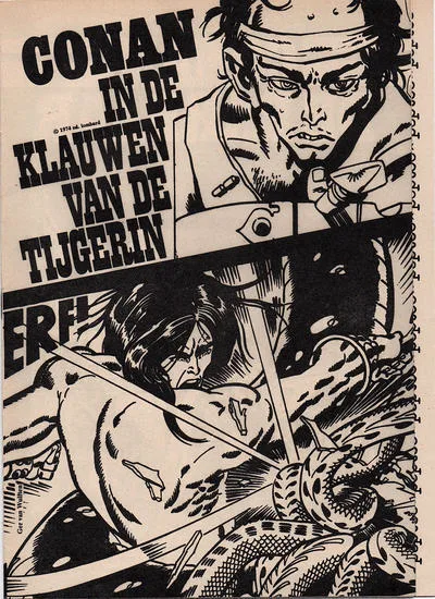 Cover of Conan In de klauwen van de tijgerin