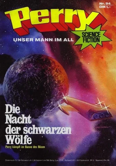 Cover of Die Nacht der schwarzen Wölfe