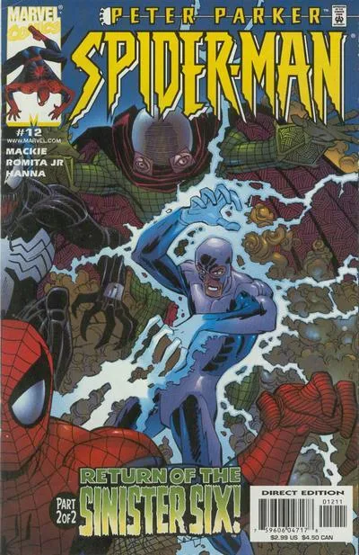 Cover of Another Return of the Sinister Six/Each Day a Grain of Sand Through Life's Hourglass