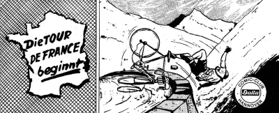 Cover of Die Tour de France beginnt