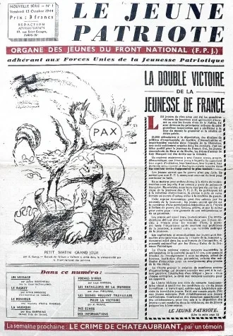 Cover of La Double Victoire de la Jeunesse de France