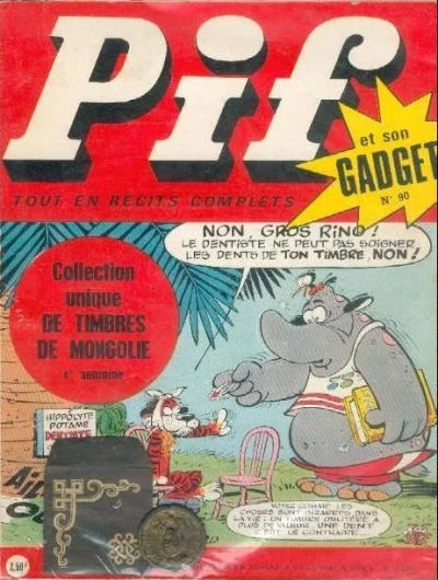 Cover of De Timbres de Mongolie (90)