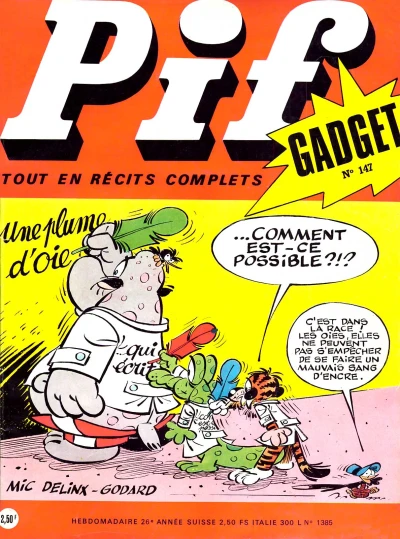 Cover of Une plume d'oie...qui ecrit (147)