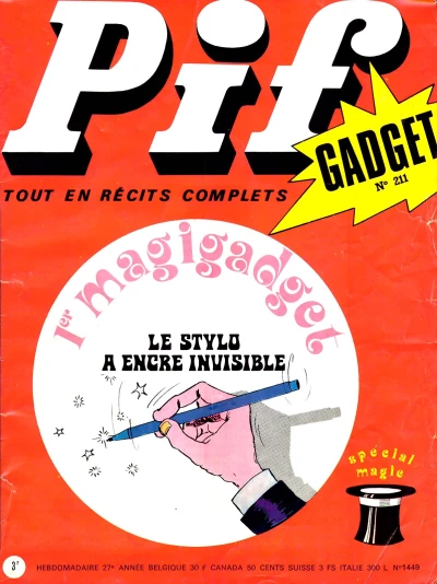 Cover of 1er Magigadget: Le Stylo a encre invisible (211)