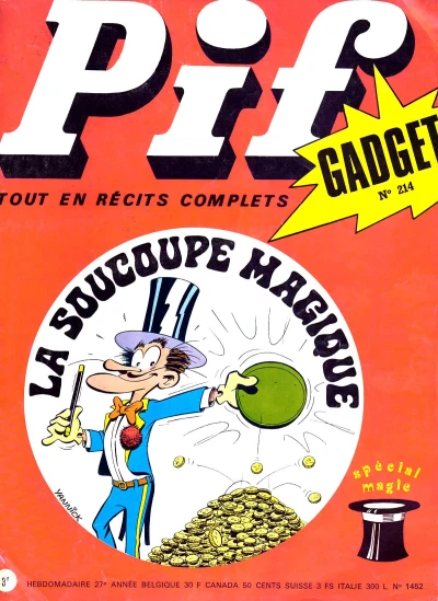 Cover of La soucoupe magique (214)