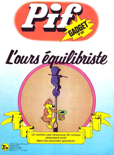 Cover of L'ours equilibriste (263)