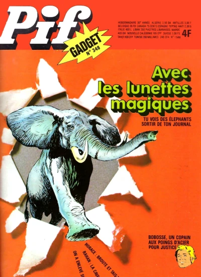 Cover of Avec les lunettes magiques (348)
