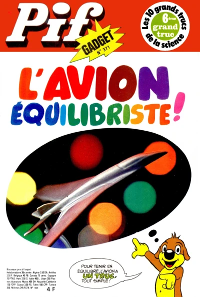 Cover of L'avion equilibriste! (371)