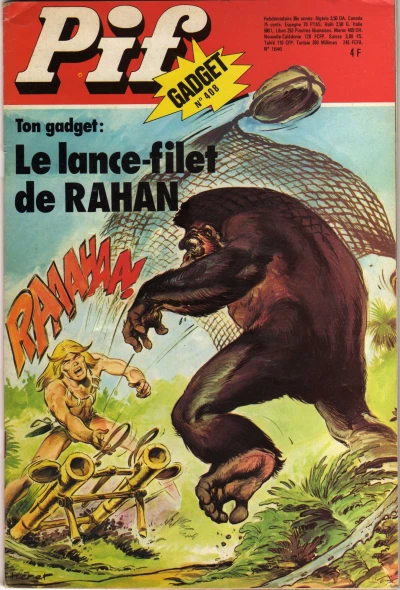 Cover of Le lance-fillet de Rahan (408)