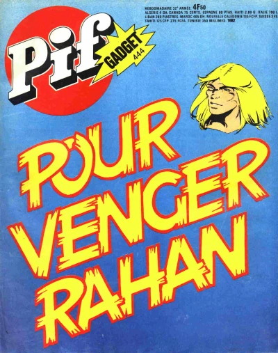 Cover of Pour venger Rahan (444)