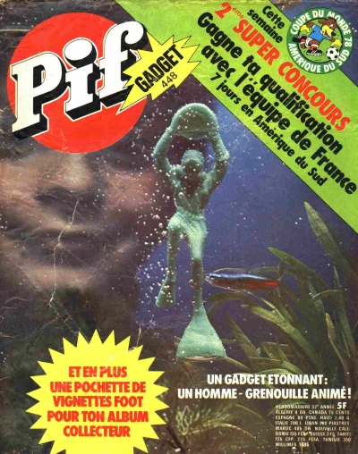 Cover of Un homme-grenouille anime! (448)