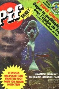 Un homme-grenouille anime! (448)