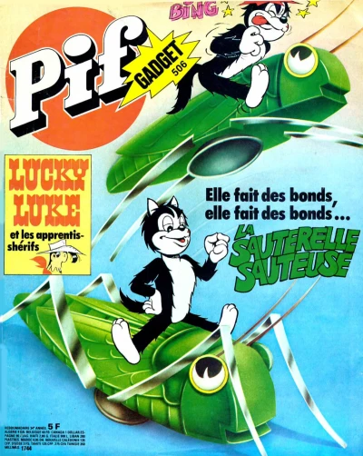 Cover of La sauterelle sauteuse (506)