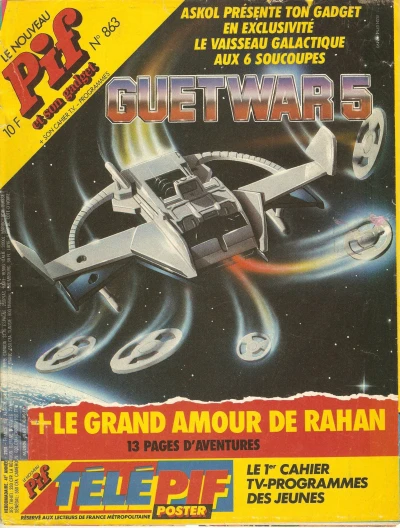 Cover of Guetwar 5: Le vaisseau galactique aux 6 soucoupes (863)