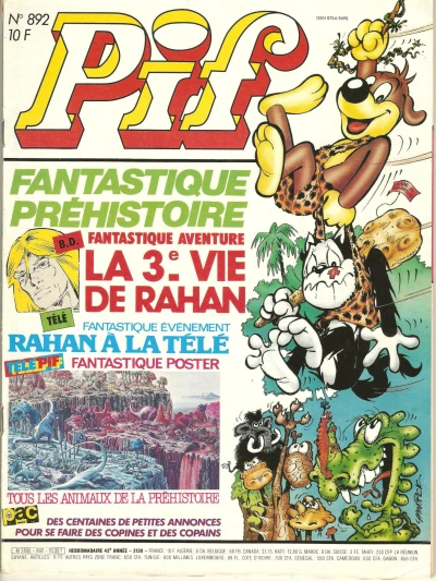 Cover of Fantastique prehistoire (892)