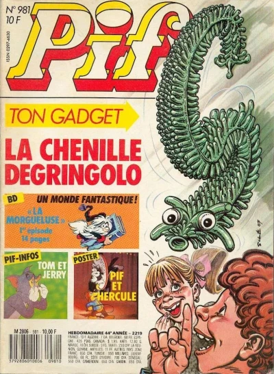 Cover of La Chenille Degringolo (981)