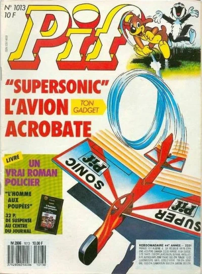 Cover of "Supersonic" L'Avion Acrobate (1013)