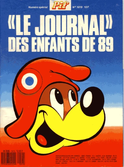 Cover of "Le Journal" des Enfants de 89 (1019)