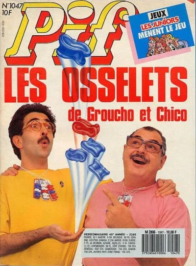 Cover of Les Osselets de Groucho et Chico (1047)