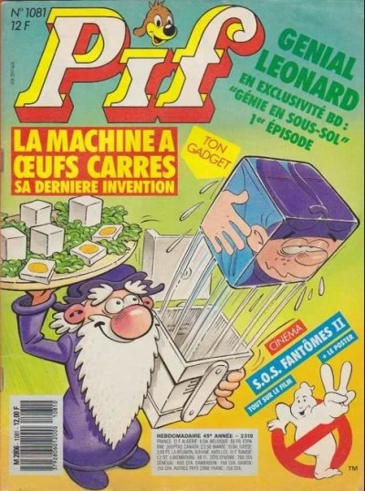 Cover of La Machine a Oeufs Carres (1081)