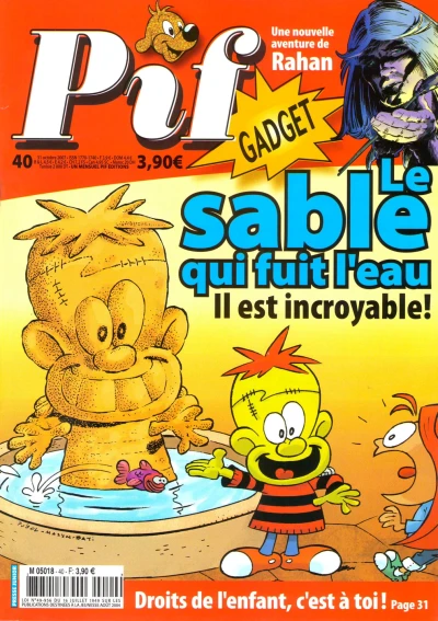 Cover of Le sable qui fuit l'eau: Il est incroyable! (40)