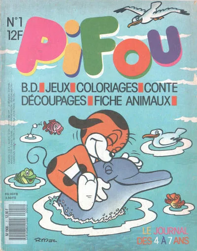 Cover of Pifou au pays de Tarzan