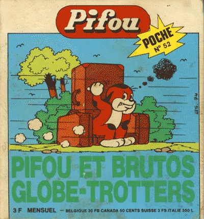 Cover of Pifou et Brutos Globe-Trotters