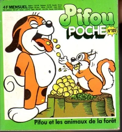 Cover of Pifou et les animaux de la foret