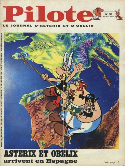 Cover of Astérix et Obélix arrivent en Espagne