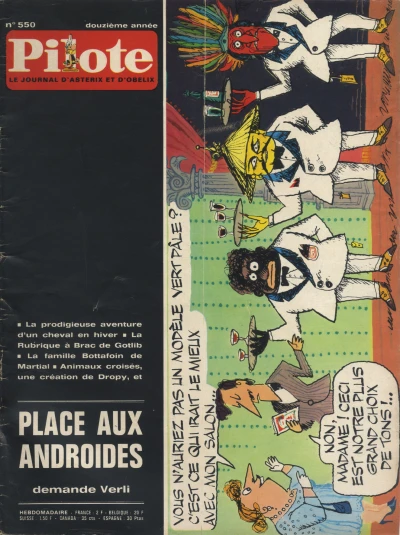 Cover of Place aux androïdes demande Verli