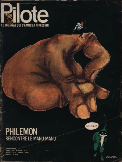 Cover of Philémon rencontre le Manu-manu