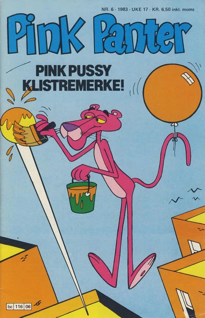 Cover of Pink Pussy Klistremerke!
