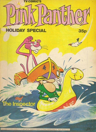 Cover of TV Comic's Pink Panther Holiday Special and The Inspector