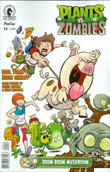 Cover of Boom Boom Mushroom Part 2; The Adventures of Sherlock Brains: The Zombie World's Foremost Consulting Detective; The Case of the Purloined Pop Smarts!