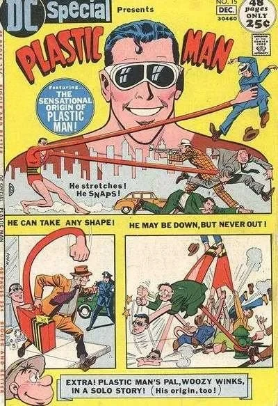 Cover of Plastic Man : Featuring The Sensational Origin of Plastic Man!