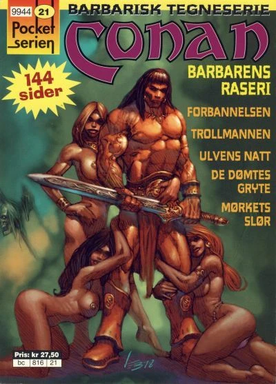 Cover of Conan - Barbarens raseri