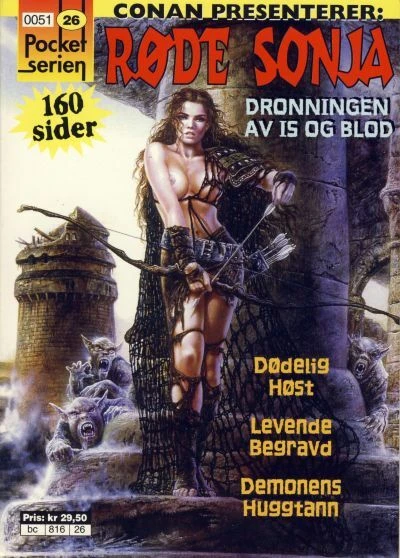 Cover of Røde Sonja - Dronningen av is og blod