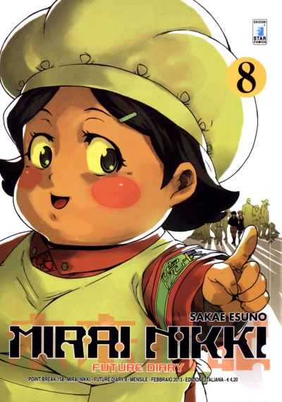 Cover of Mirai Nikki - Future diary 8