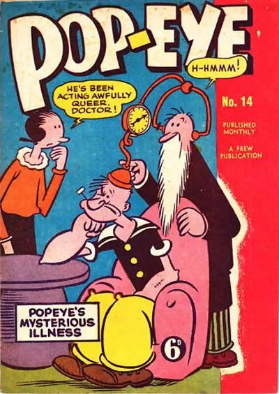 Cover of Popeye's Mysterious Illness