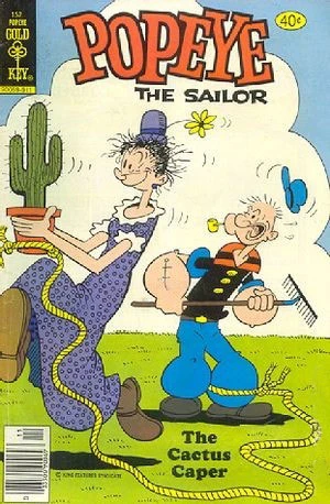 Cover of "The Cactus Caper!" or "The Curiously, Furiously Rare Affair of a Loony Lady with a Green Thumb and a Salty Sailor in a Purple Rage!"
