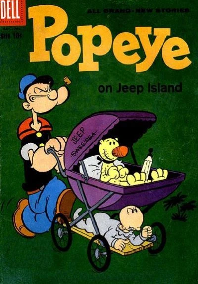 Cover of Popeye on Jeep Island