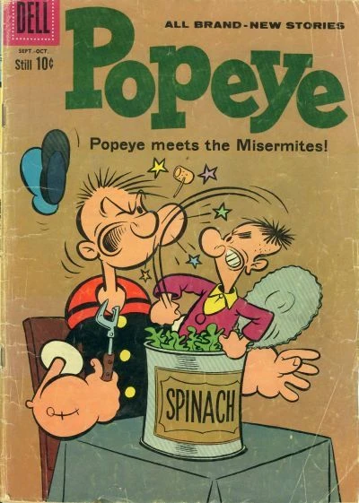 Cover of Popeye meets the Misermites!